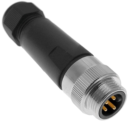 Mencom MIN Size I 4 Pin Male Hardwired Connector - MINC-4MP-FW