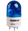 Menics 66mm Beacon Light, 24V, Blue, Rotating