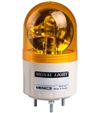 Menics 66mm Beacon Light, 24V, Yellow, Rotating