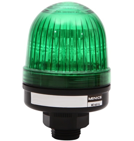 Menics 56mm LED Beacon Light, 12V, Green