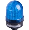 Menics 66mm LED Beacon Light, 110-220V, Blue, Steady/Flash, Alarm