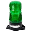 Menics 70mm LED Beacon Light, 12-24V, Green, Flashing, Surface Mount