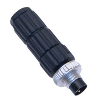 Mencom Male M8 Hardwired Plug - NAN-T-3MP-FW