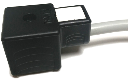 HTP 43650 Solenoid Valve Connector Form A, Gray