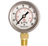 DuraChoice PB158L-160 Oil Filled Pressure Gauge, 1-1/2" Dial