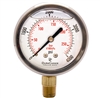 DuraChoice PB204L-K04 Oil Filled Pressure Gauge, 2" Dial