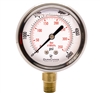 DuraChoice PB204L-K05 Oil Filled Pressure Gauge, 2" Dial