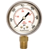 DuraChoice PB204L-K06 Oil Filled Pressure Gauge, 2" Dial