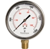 DuraChoice PB405L-K15 Oil Filled Pressure Gauge, 4" Dial