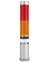 Menics PLDS-202-RY 2 Tier LED Tower Light, Red Yellow