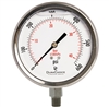DuraChoice PS404L-600 Oil Filled Pressure Gauge, 4" Dial