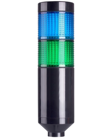Menics PTE-A-202-BG-B 2 Tier LED Tower Light, Blue/Green