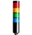 Menics PTE-AF-402-RYGB-B 4 Tier LED Tower Light, Red/Yellow/Green/Blue