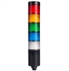 Menics PTE-TC-502-RYGBC-B 5 Tier LED Tower Light, Red Yellow Green Blue Clear