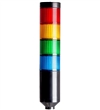 Menics PTE-TF-4FF-RYGB-B 4 Tier LED Tower Light, Red Yellow Green Blue