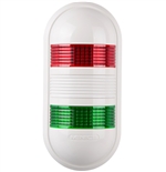 Menics PWE-2FF-RG 2 Tier LED Tower Light, Red/Green
