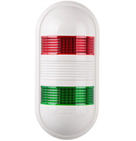 Menics PWE-2FF-RG 2 Tier LED Tower Light, Red/Green