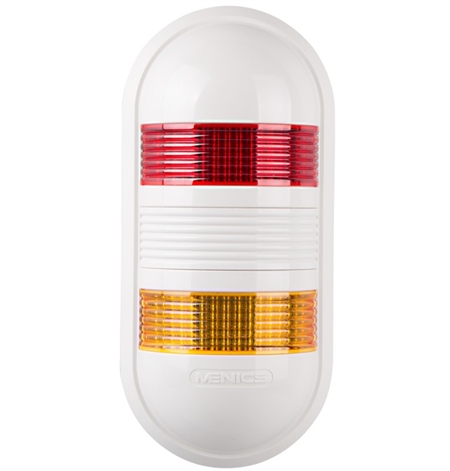 Menics PWEF-202-RY 2 Tier LED Tower Light, Red/Yellow