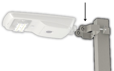 Remphos Square Pole Bracket for 8W Solar Area Light