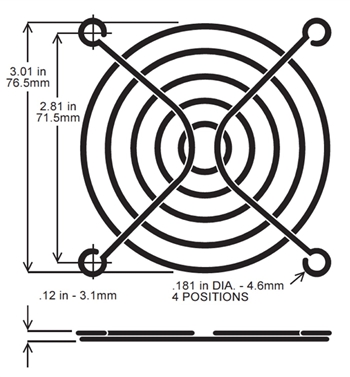 GardTec 80mm Fan Guard