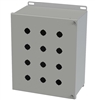 Saginaw Hinged Push Button Box, 12 Position, 22.5mm