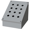 Saginaw Sloped Front Push Button Box, 12 Position, 3x3, 22.5mm