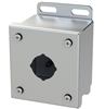 Saginaw SCE-1PBSS Stainless Steel Push Button Box, 1 Position, 30.5mm