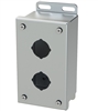 Saginaw SCE-2PBSS Push Button Box, Stainless Steel, 2 Position, 30.5mm