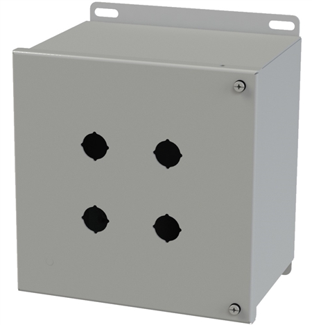 Saginaw Hinged Push Button Box, 4 Position, 22.5mm