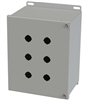 Saginaw Hinged Push Button Box, 6 Position, 22.5mm