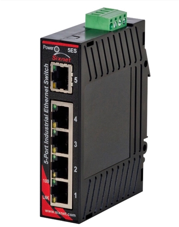 Sixnet 5 Port Industrial Ethernet Switch - SL-5ES-1