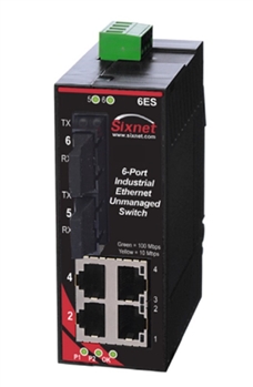 Sixnet 6 Port Industrial Ethernet Switch - SL-6ES-4SC