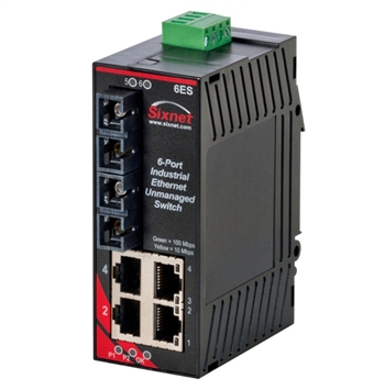 Sixnet 6 Port Industrial Ethernet Switch - SL-6ES-5SC