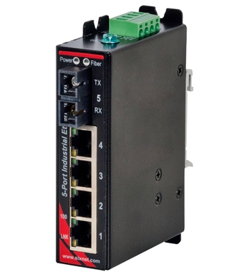 Sixnet 5 Port Industrial Ethernet Switch - SLX-5ES-3SC