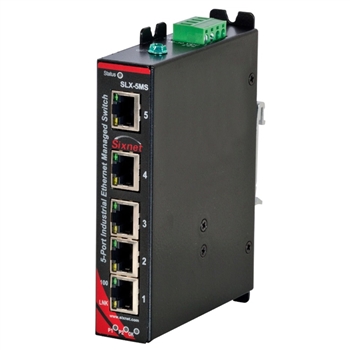 Sixnet 5 Port Industrial Ethernet Switch - SLX-5MS-1