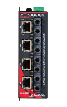 Sixnet 8 Port Industrial Ethernet Switch - SLX-8MS-9STL