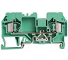 Deca SPE4 Spring Clamp DIN Rail Ground Terminal Block