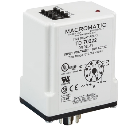 Macromatic TD-70221 Time Delay Relay