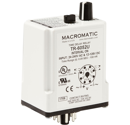 Macromatic TR-6052U Time Delay Relay