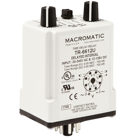 Macromatic TR-6612U Time Delay Relay