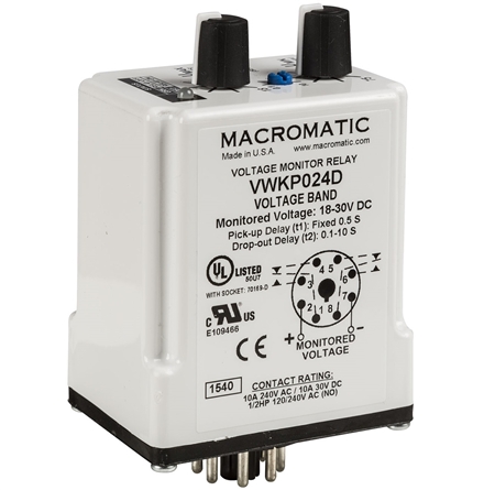 Macromatic VWKP048D Voltage Band Relay