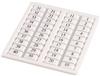 Deca W4K-41/80 Marking Tags for DIN Rail Terminal Blocks