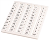 Deca W5K-51/100 Marking Tags for DIN Rail Terminal Blocks