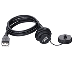 Cnlinko YU-USB2-FS-MP-1M-001 YU-USB Series USB 2.0 Male Plug / Female Socket, 1 M