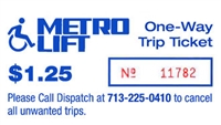METROLift One-Way Trip Ticket