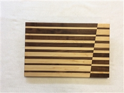 Reflection Stripes - Walnut & Maple