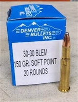 DENVER BULLETS .30-.30 150 GR. SOFT POINT BLEMS