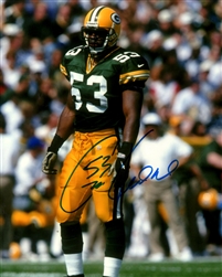 GEORGE KOONCE SIGNED PACKERS 8X10 PHOTO #3