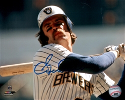 GORMAN THOMAS SIGNED 8X10 BREWERS PHOTO #2