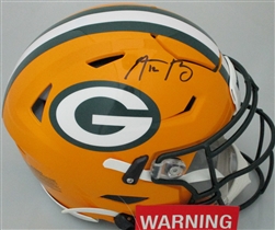 AARON RODGERS SIGNED FULL SIZE PACKERS AUTHENTIC SPEED FLEX HELMET